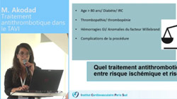 Traitement antithrombotique dans le TAVI. M. Akodad