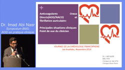 Anticoagulants oraux directs (AOD / NACO) et fibrillation auriculaire