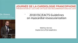 Recommandations sur la revascularisation myocardique