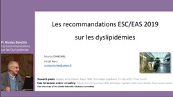 Les recommandations sur les Dyslipidémies