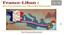 Lecture: La relation France Liban: des Lyonnais au Mandat français 