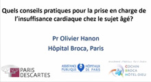 Quels conseils pratiques pour la prise en charge de l'insuffisance cardiaque chez le sujet g ?