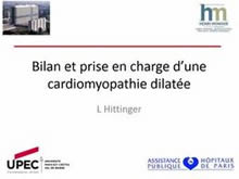 Bilan et prise en charge d’une cardiomyopathie dilatée 