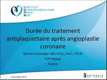 Durée du traitement antiplaquettaire chez les patients stentés