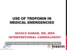 Rle des troponines dans les urgences mdicales 