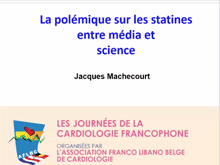 La polmique sur les statines entre mdia et science