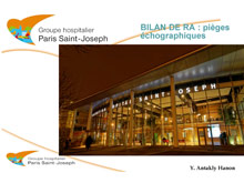 Bilan de RAC : piges chographiques Yara Antakly